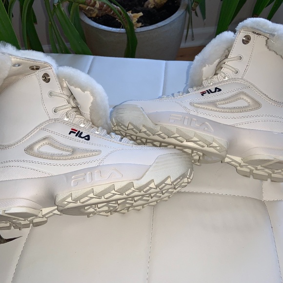 Fila Disruptor Shearling Boots Womens US 8.5 - Picture 11 of 12